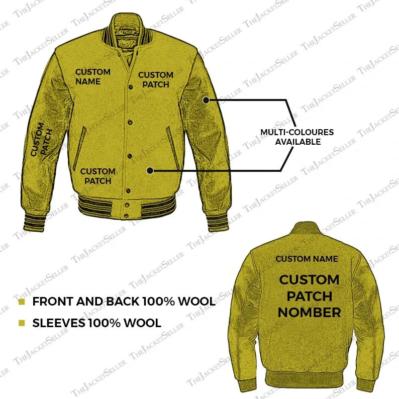 FIFA World Cup 2022 | Brazil Flag Color Jacket For Men and Women | Wool Jacket