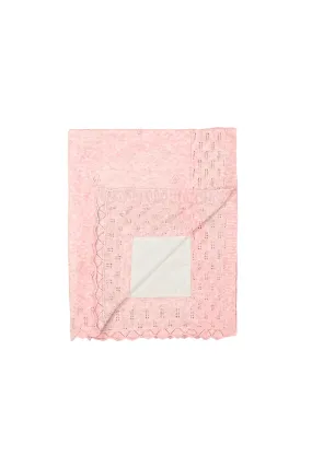 Pink Fur Shawl Blanket