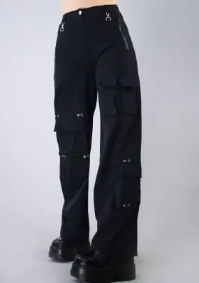 Pop & Lock Cargo Wide Leg Pants